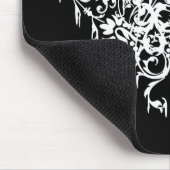 Verziertes gotisches Herz Mousepad (Ecke)