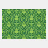 Verziertes Green Grinch-Muster Geschenkpapier Set (Vorderseite 3)