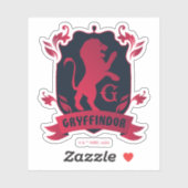 Verziertes GRYFFINDOR™-Wappen Aufkleber (Blatt)