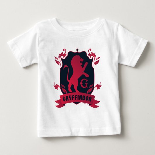 Verziertes GRYFFINDOR™-Wappen Baby T-shirt (Vorderseite)