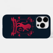 Verziertes GRYFFINDOR™-Wappen Case-Mate iPhone Hülle (Rückseite (Horizontal))