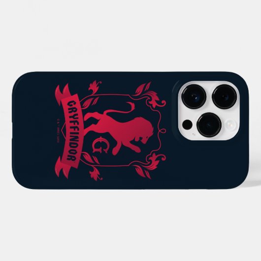 Verziertes GRYFFINDOR™-Wappen Case-Mate iPhone Hülle (Rückseite (Horizontal))