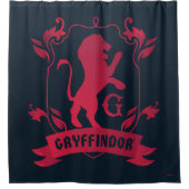 Verziertes GRYFFINDOR™-Wappen Duschvorhang (Vorderseite)