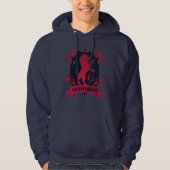 Verziertes GRYFFINDOR™-Wappen Hoodie (Vorderseite)