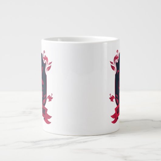 Verziertes GRYFFINDOR™-Wappen Jumbo-Tasse (Vorderseite)