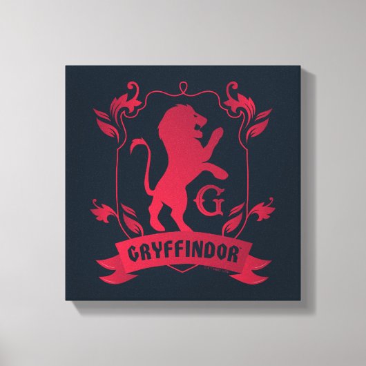 Verziertes GRYFFINDOR™-Wappen Leinwanddruck (Vorderseite)