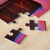 Verziertes Haus Puzzle (Seite)