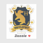 Verziertes HUFFLEPUFF™-Wappen Aufkleber (Blatt)