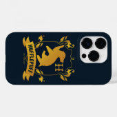 Verziertes HUFFLEPUFF™-Wappen Case-Mate iPhone Hülle (Rückseite (Horizontal))