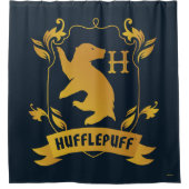 Verziertes HUFFLEPUFF™-Wappen Duschvorhang (Vorderseite)