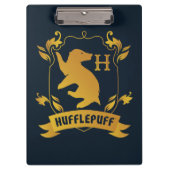Verziertes HUFFLEPUFF™-Wappen Klemmbrett (Vorderseite)