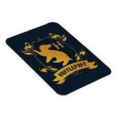 Verziertes HUFFLEPUFF™-Wappen Magnet (Rechte Seite)