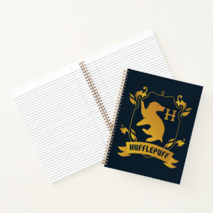 Verziertes HUFFLEPUFF™-Wappen Notizblock