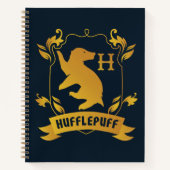 Verziertes HUFFLEPUFF™-Wappen Notizblock (Vorderseite)