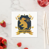 Verziertes HUFFLEPUFF™-Wappen Serviette (Beispiel)