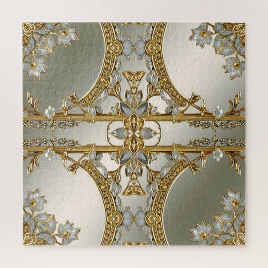 Verziertes Jigsaw Puzzle (Vertikal)