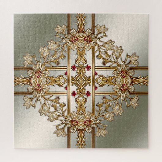 Verziertes Jigsaw Puzzle (Vertikal)