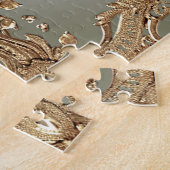 Verziertes Jigsaw-Puzzle Puzzle (Seite)