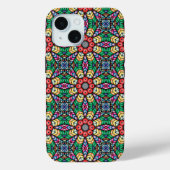 Verziertes Kaleidoskop-Muster Case-Mate iPhone Hülle (Rückseite)