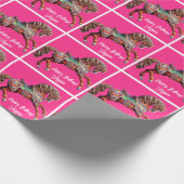 Verziertes Karussellpferd Geschenkpapier (Ecke)