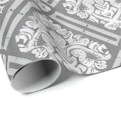 Verziertes klassisches Muster Geschenkpapier (Rolleneckpunkt)