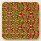 Verziertes Kreuz Untersetzer (Vorderseite)