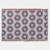 Verziertes Mandala-Muster Decke (Vorderseite)