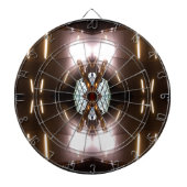 Verziertes Metallica - städtischer Futurism Dartscheibe (vorne)