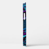 Verziertes Mosaik: Relief Wellen Textur. Case-Mate iPhone Hülle (Rückseite / Rechts)