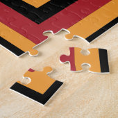 Verziertes Muster der afrikanischen Stämme Puzzle (Seite)