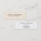 Verziertes Muster Mini Visitenkarte (Vorne/Hinten)