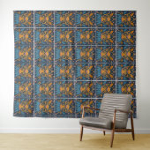 Verziertes Muster Mittelalterlicher Stil Wandteppich (Beispiel (Horizontal))