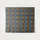 Verziertes Muster Mittelalterlicher Stil Wandteppich (Vorderseite (Horizontal))