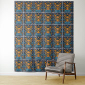 Verziertes Muster Mittelalterlicher Stil Wandteppich (Beispiel)