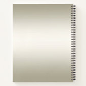 Verziertes Notebook Notizblock (Rückseite)