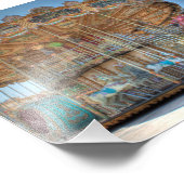Verziertes Outdoor-Karussell Fotodruck (Ecke)