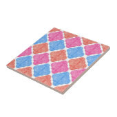 Verziertes Patchwork-Diamantmuster Fliese (Seite)