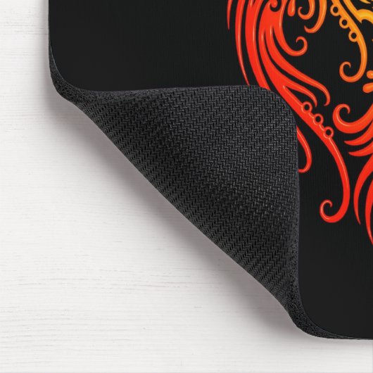 Verziertes Stammes- Phoenix Mousepad (Ecke)