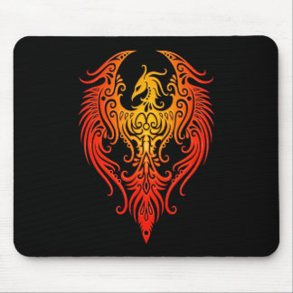 Verziertes Stammes- Phoenix Mousepad