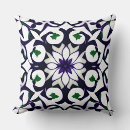 Verziertes symmetrisches Muster Kissen