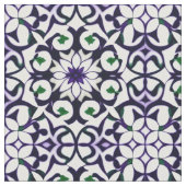 Verziertes symmetrisches Muster Stoff (Nahaufnahme)