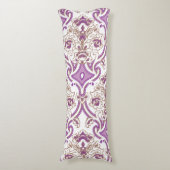 Verziertes Textildesign mit einem feinen Blumenmus Seitenschläferkissen (Vorderseite Vertikal)