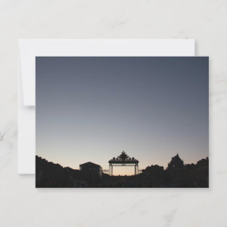 Verziertes Tor in Dusk, Versailles Postkarte