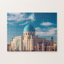Verziertes Usbekistan Moschee Außen Jigsaw Puzzle