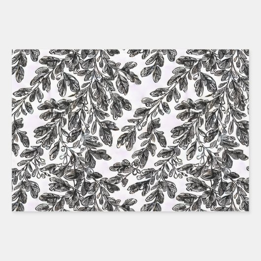 Verziertes Viktorianisches Schminkpapier Geschenkpapier Set (Vorderseite 2)