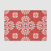 Verziertes Weihnachtsfest Seidenpapier (Vorderseite)