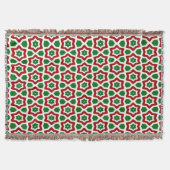 Verziertes Weihnachtsmuster Decke (Vorderseite)