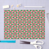 Verziertes Weihnachtsmuster Seidenpapier (Handwerk)