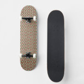 Verziertes Weihnachtsmuster Skateboard (Vorderseite)