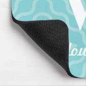 Verziertes zeitgenössisches Monogramm - Buchstabe Mousepad (Ecke)